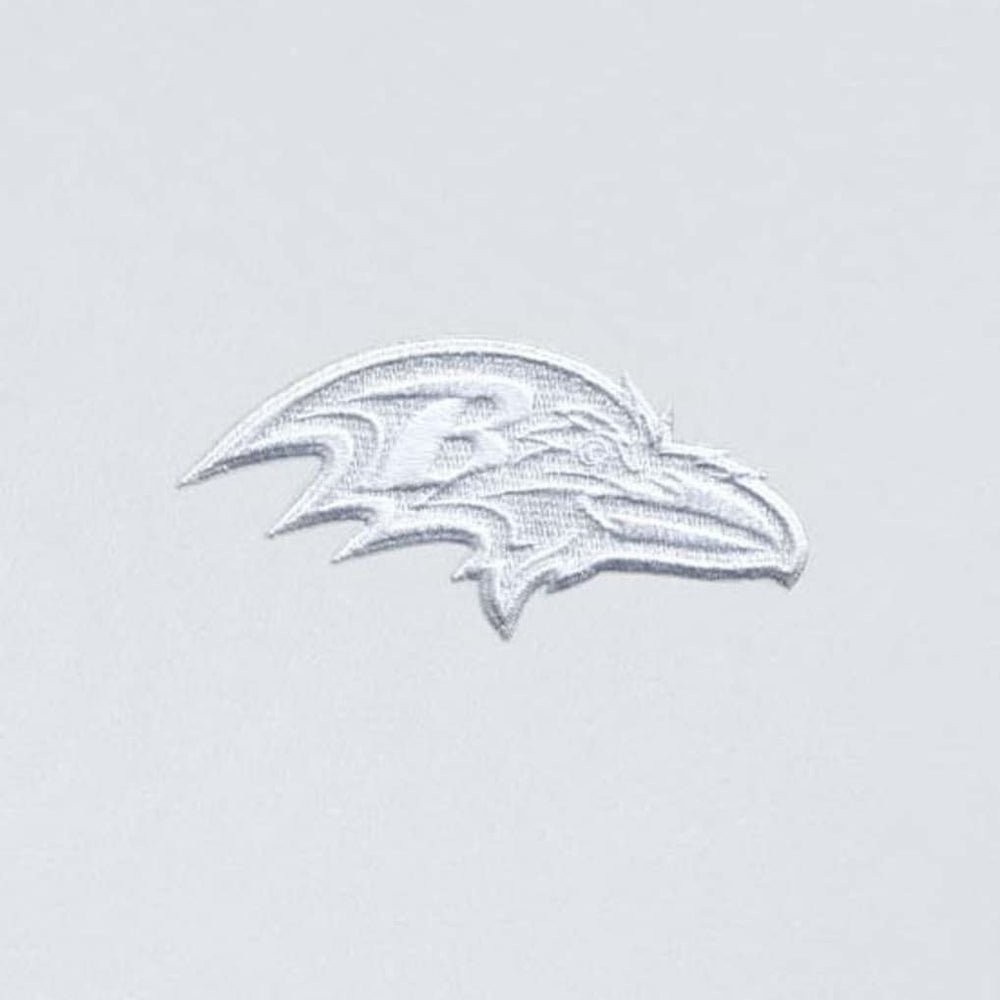 Baltimore Ravens Antigua Intent Quarter-Zip Jacket White - NFL
