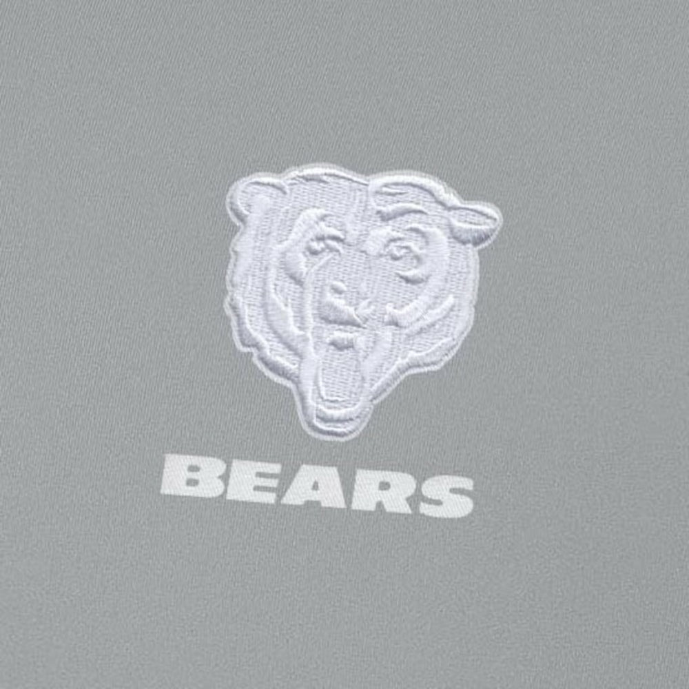 Chicago Bears Men's Antigua Intent Quarter-Zip Jacket Gray - NFL