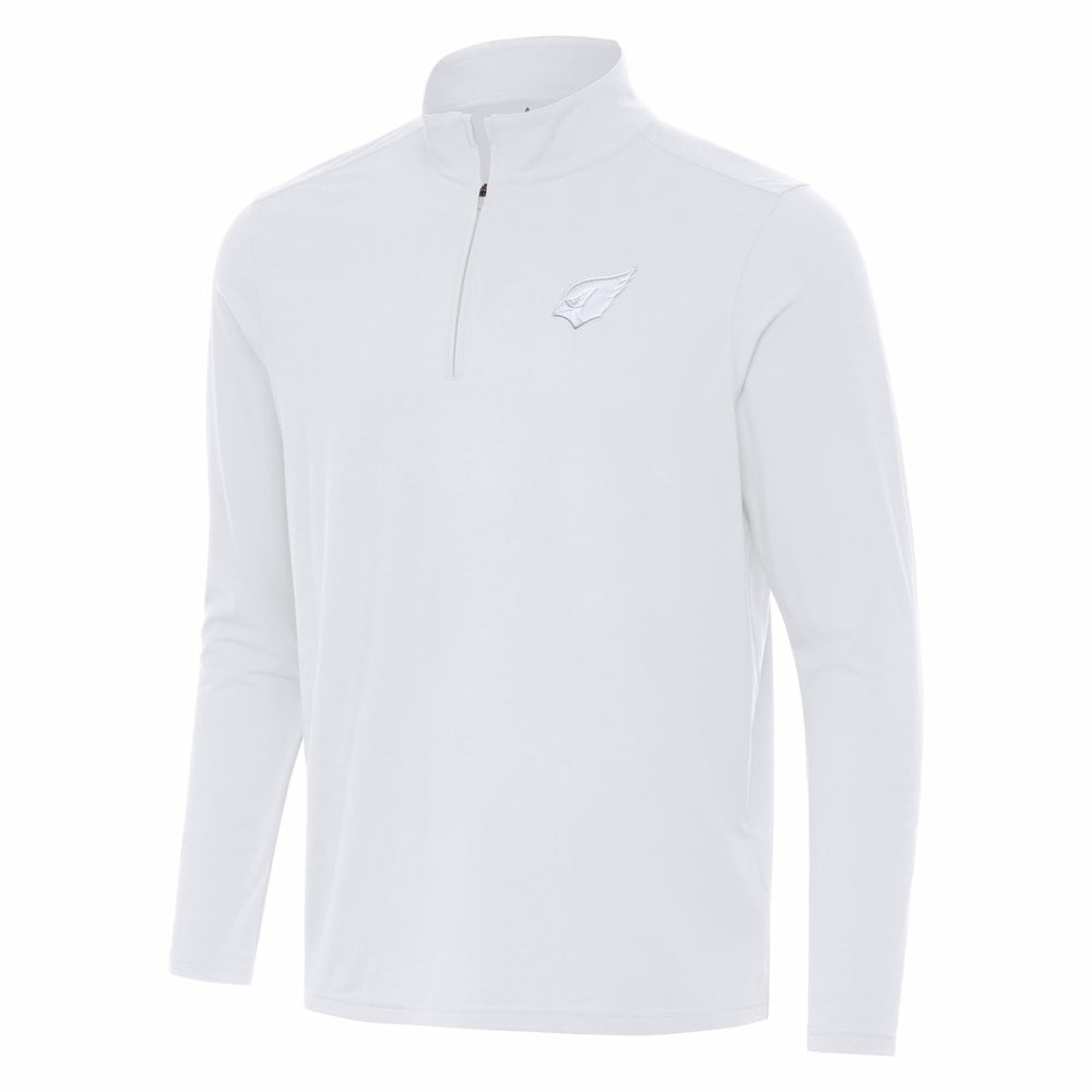 Arizona Cardinals Antigua Intent Quarter-Zip Jacket White - NFL