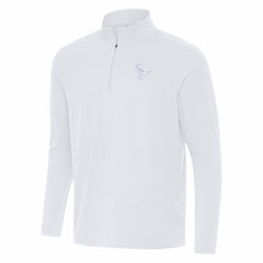 Houston Texans Antigua Intent Quarter-Zip Jacket White - NFL
