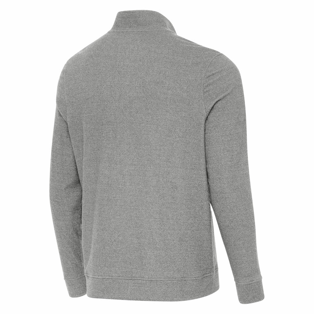Indianapolis Colts Antigua Subtle Quarter-Zip Jacket Heather Gray - NFL