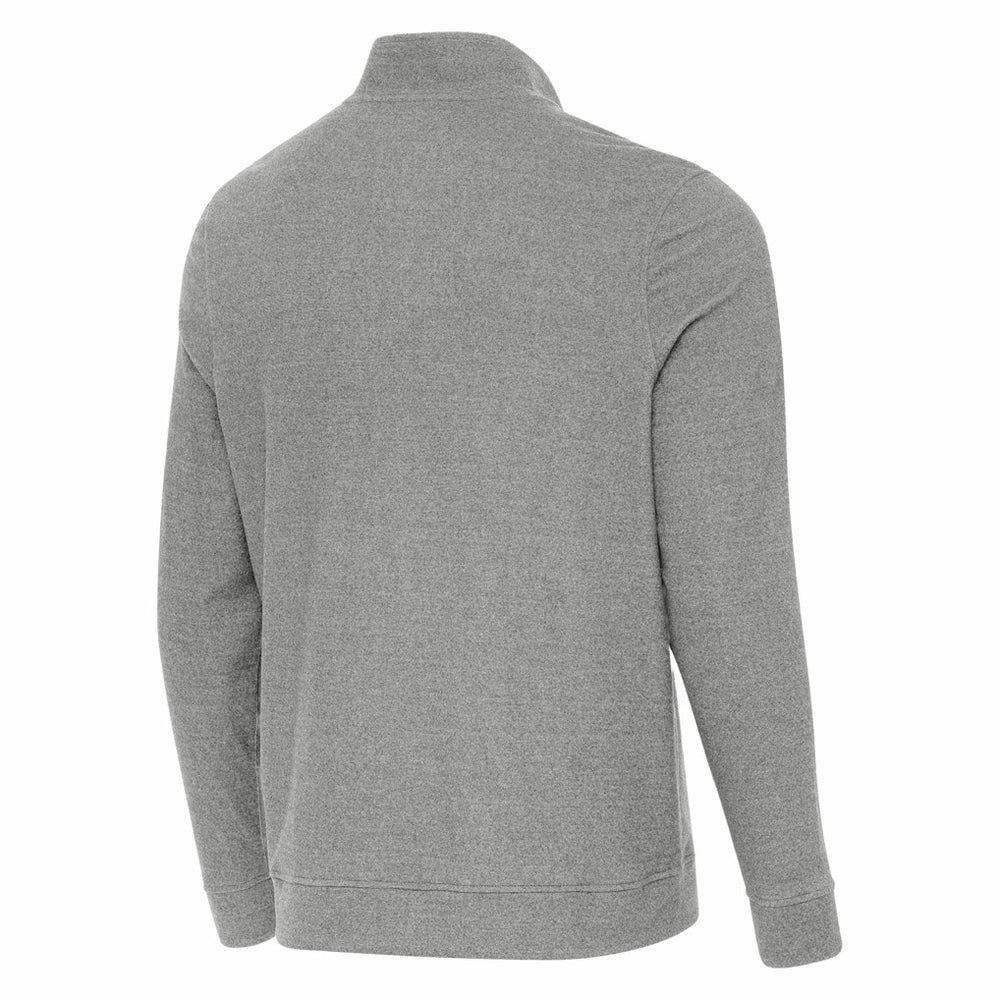Indianapolis Colts Antigua Subtle Quarter-Zip Jacket Heather Gray - NFL