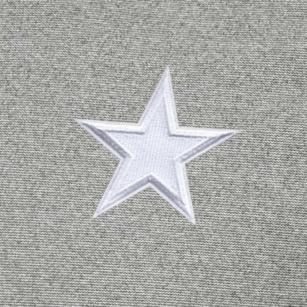 Dallas Cowboys Antigua Subtle Quarter-Zip Jacket Heather Gray - NFL
