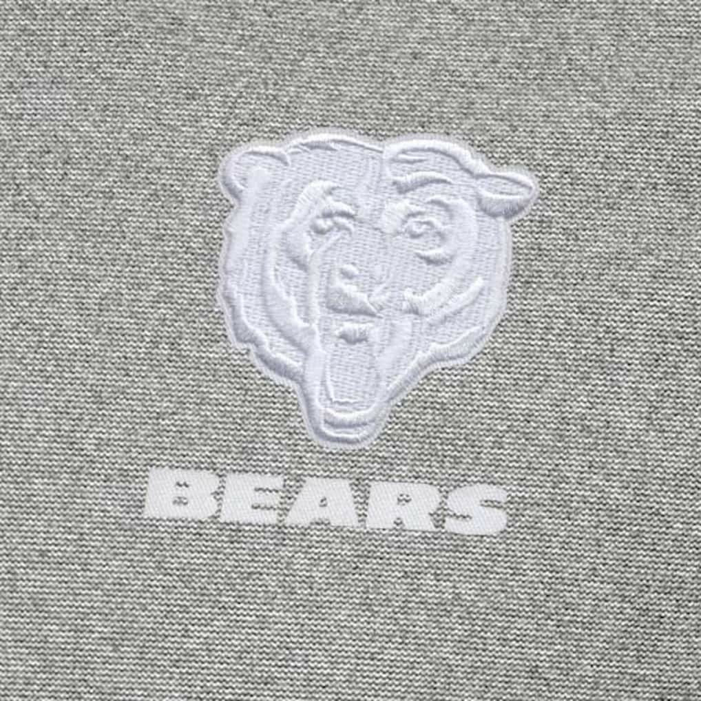 Chicago Bears Antigua Subtle Quarter-Zip Jacket Heather Gray - NFL
