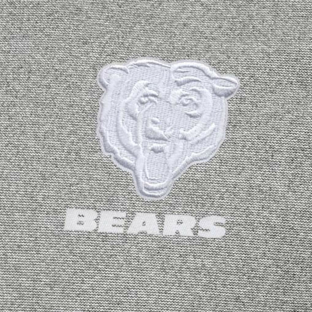 Chicago Bears Antigua Subtle Quarter-Zip Jacket Heather Gray - NFL