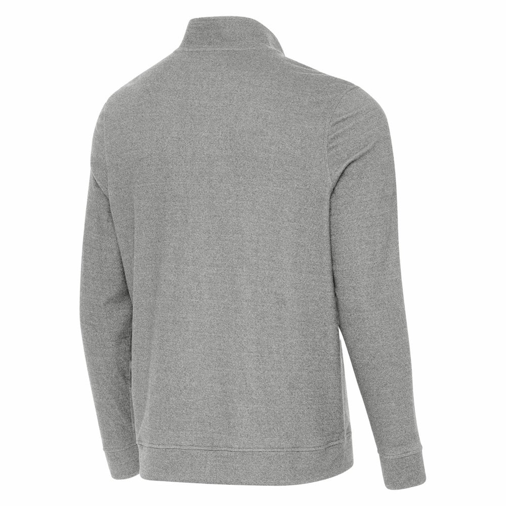 Jacksonville Jaguars Antigua Subtle Quarter-Zip Jacket Heather Gray - NFL