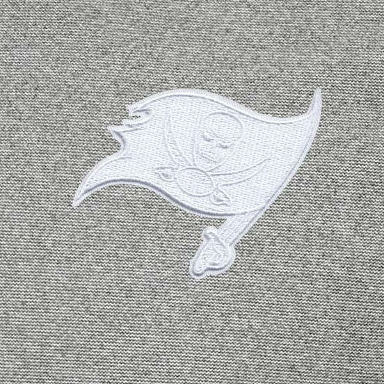 Tampa Bay Buccaneers Antigua Subtle Quarter-Zip Jacket Heather Gray - NFL
