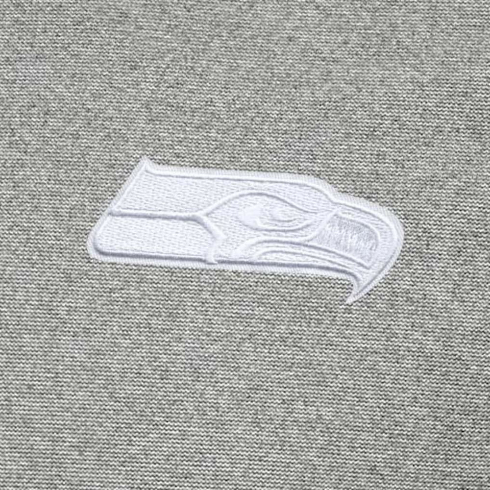 Seattle Seahawks Antigua Subtle Quarter-Zip Jacket Heather Gray - NFL