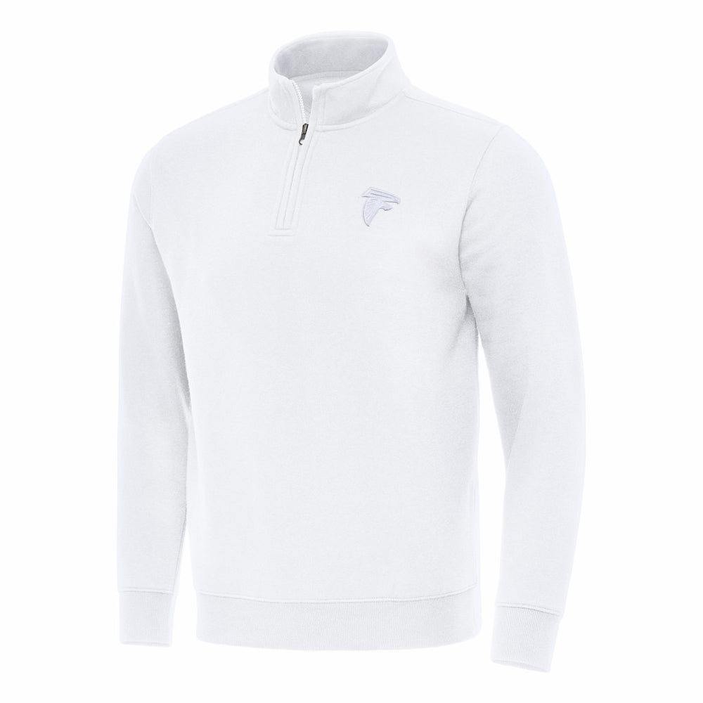 Atlanta Falcons Antigua Victory Quarter-Zip Top White - NFL