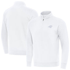 Carolina Panthers Antigua Victory Quarter-Zip Top White - NFL