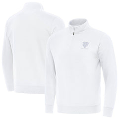 Chicago Bears Antigua Victory Quarter-Zip Top White - NFL
