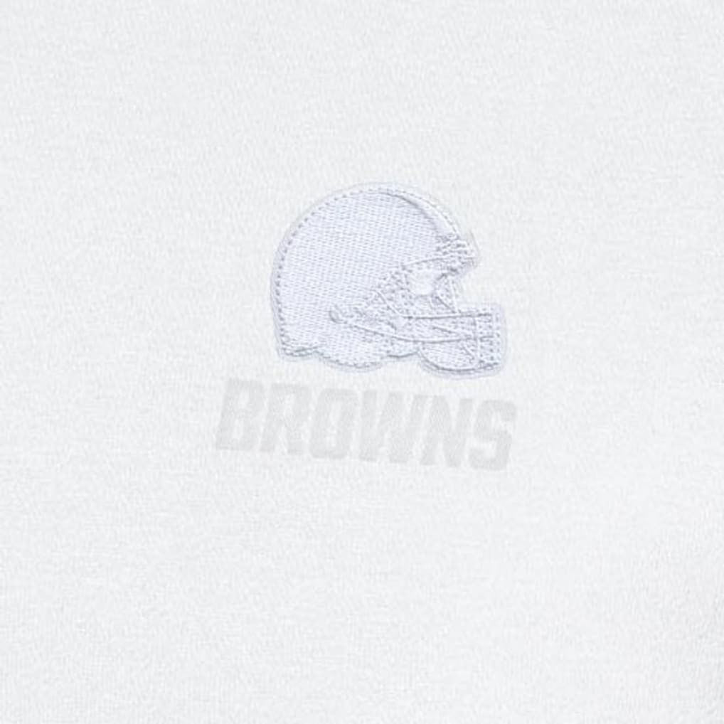 Cleveland Browns Antigua Victory Quarter-Zip Top White - NFL
