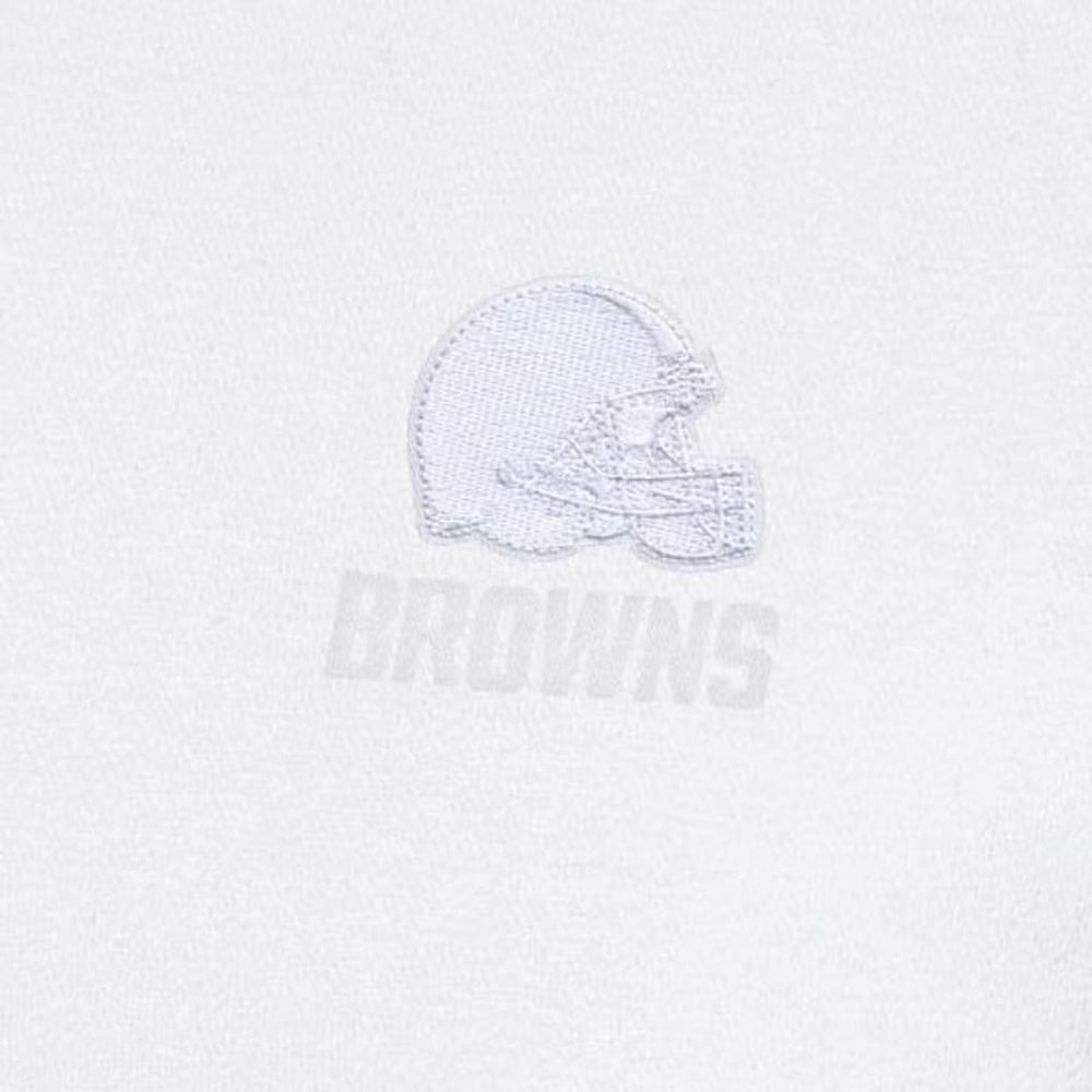 Cleveland Browns Antigua Victory Quarter-Zip Top White - NFL