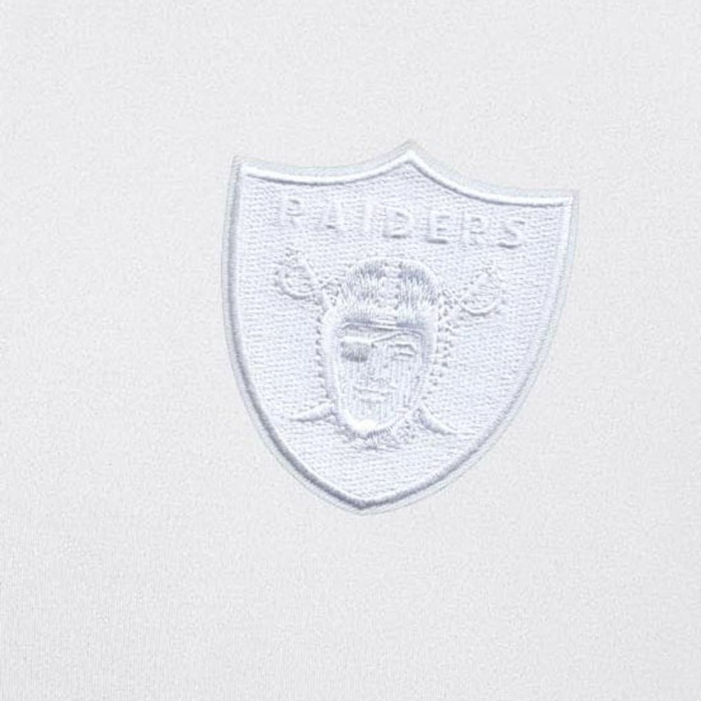Las Vegas Raiders Antigua Generation Quarter-Zip Top White - NFL