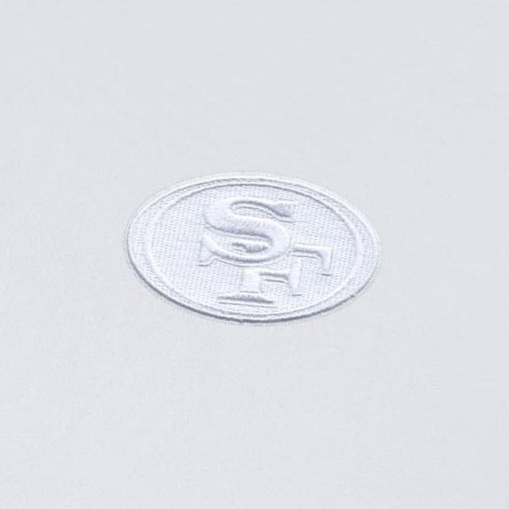 San Francisco 49ers Antigua Intent Quarter-Zip Top White - NFL