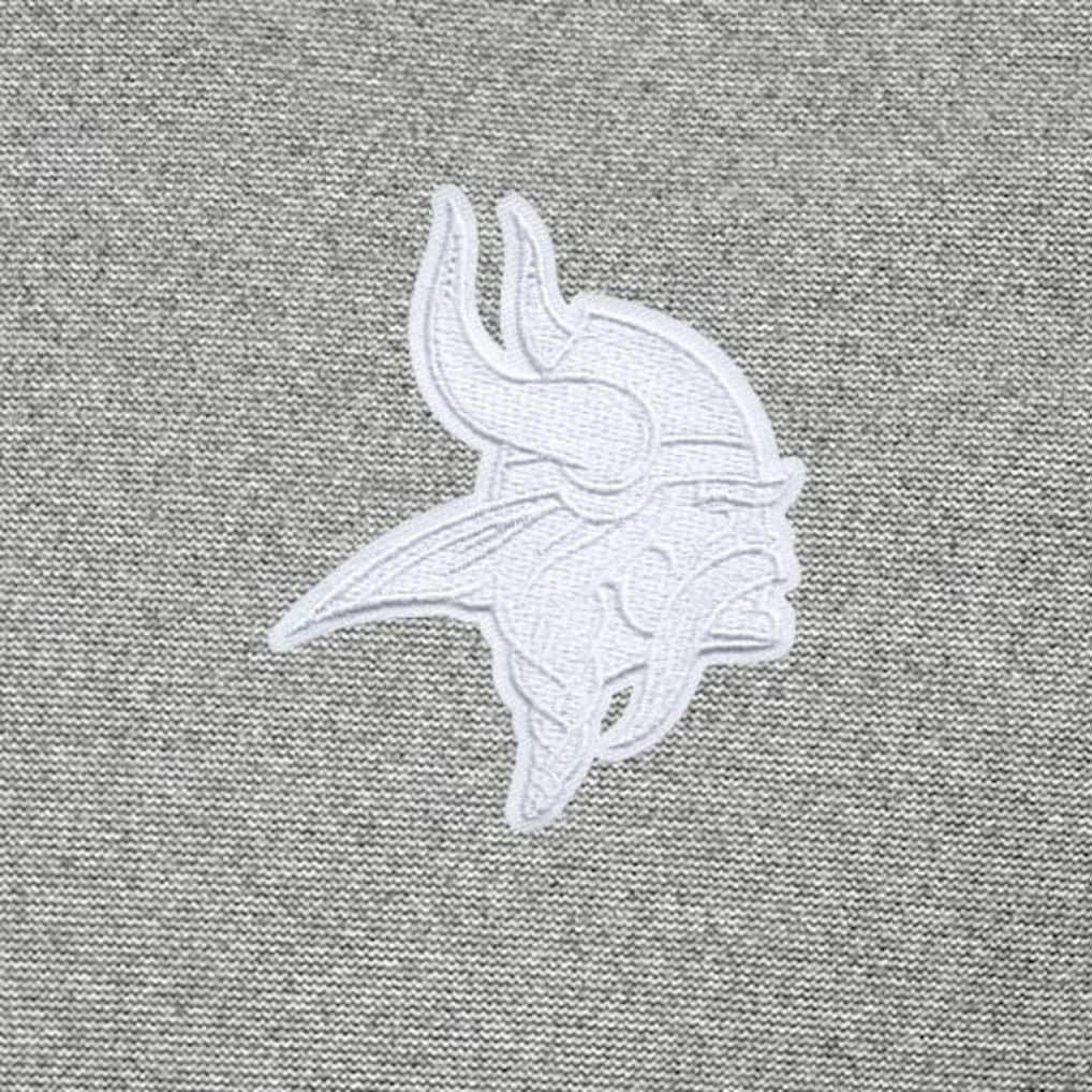 Minnesota Vikings Antigua Subtle Quarter-Zip Top Heather Gray - NFL