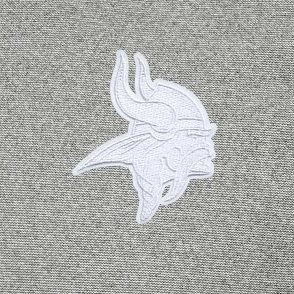 Minnesota Vikings Antigua Subtle Quarter-Zip Top Heather Gray - NFL