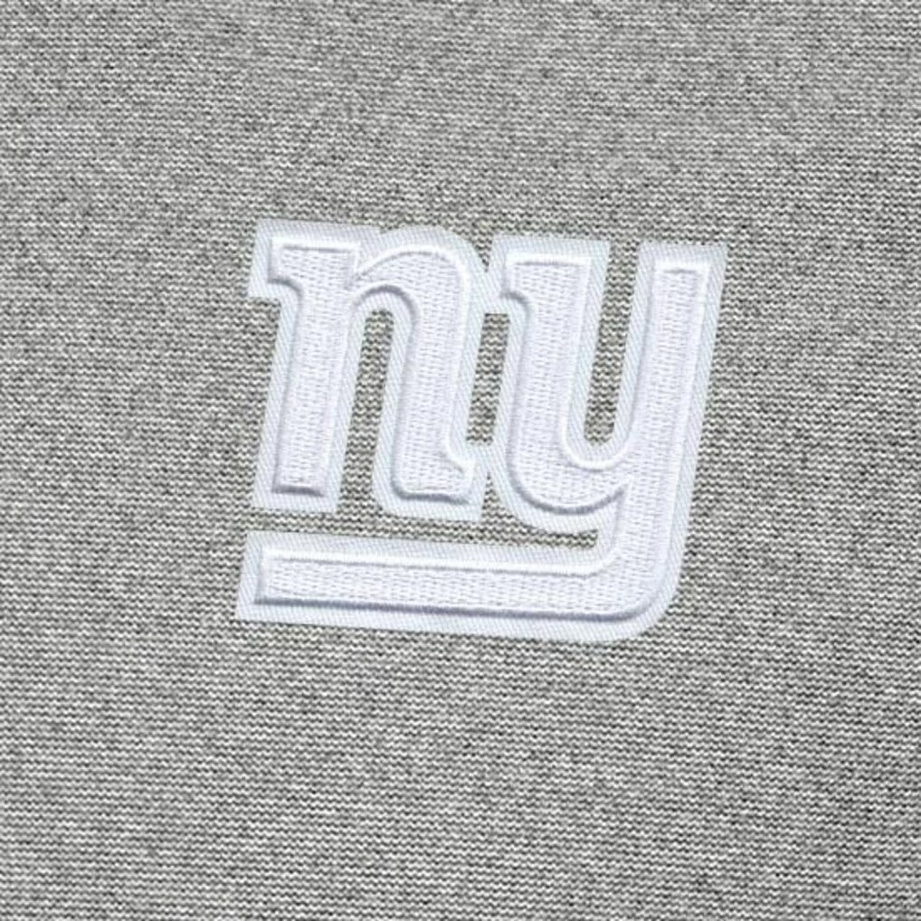 New York Giants Antigua Subtle Quarter-Zip Top Heather Gray - NFL