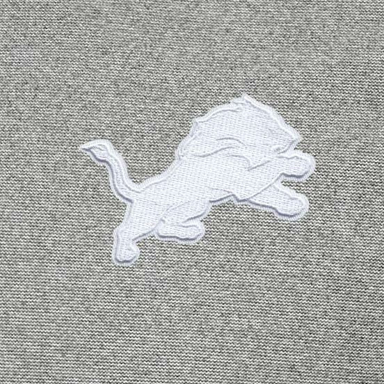 Detroit Lions Antigua Subtle Quarter-Zip Top Heather Gray - NFL