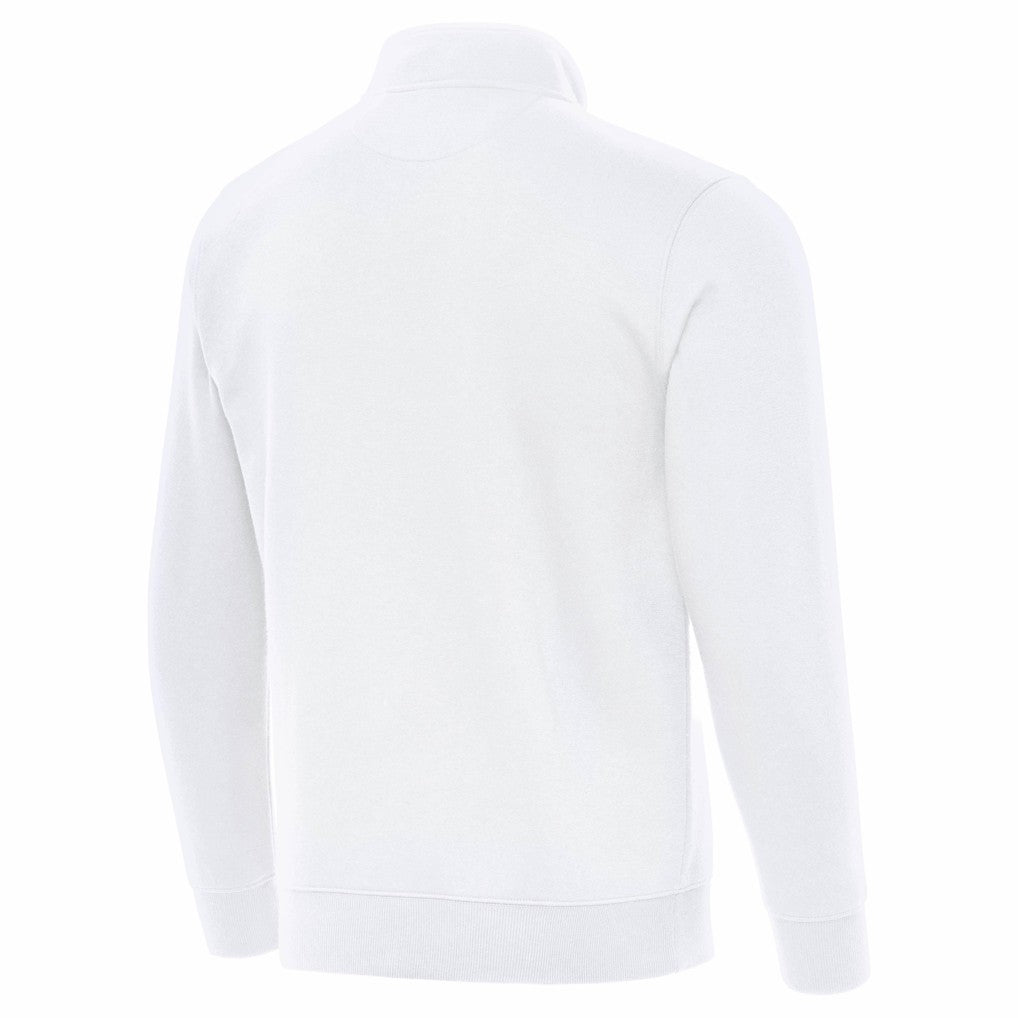 Minnesota Vikings Antigua Victory Quarter-Zip Top White - NFL