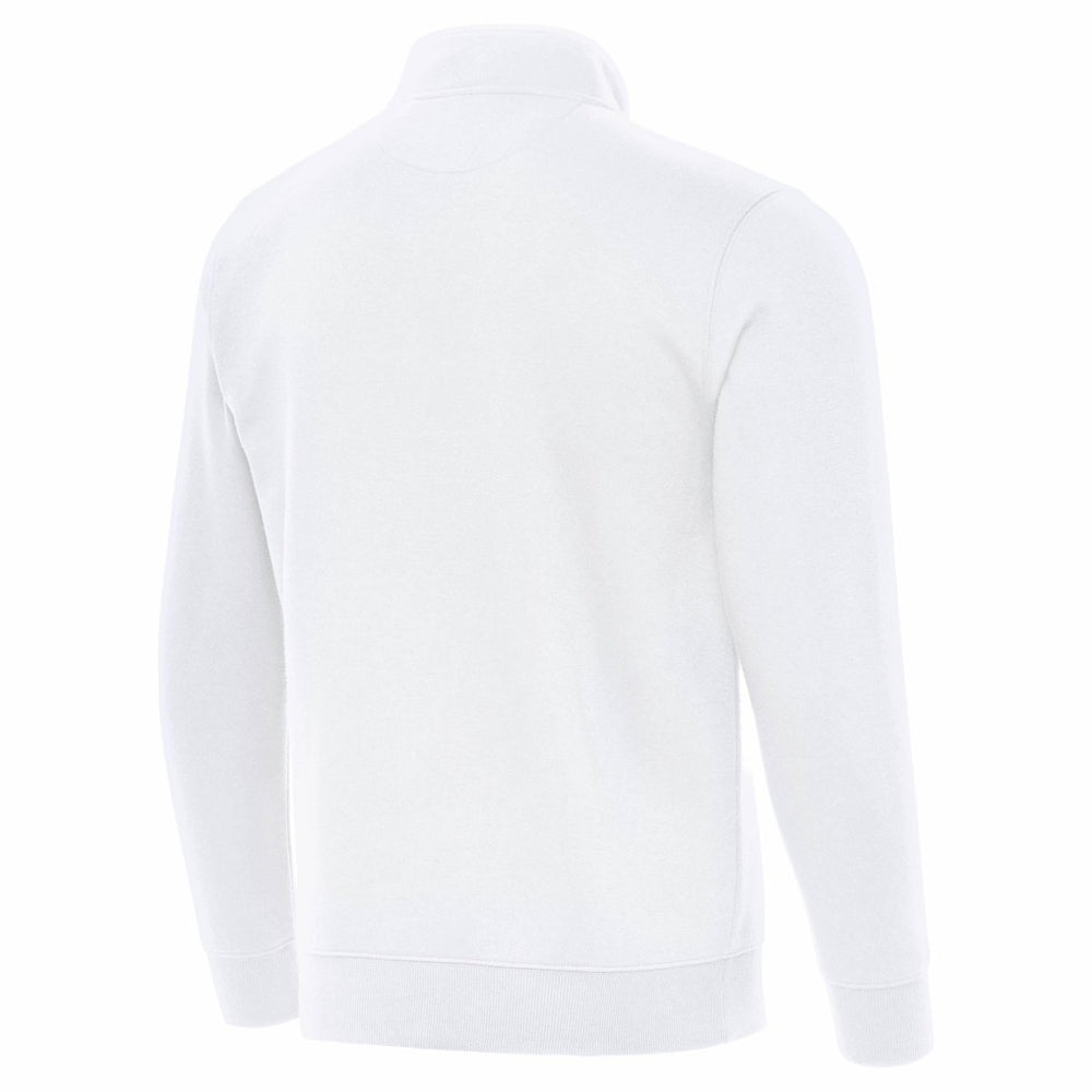 Minnesota Vikings Antigua Victory Quarter-Zip Top White - NFL