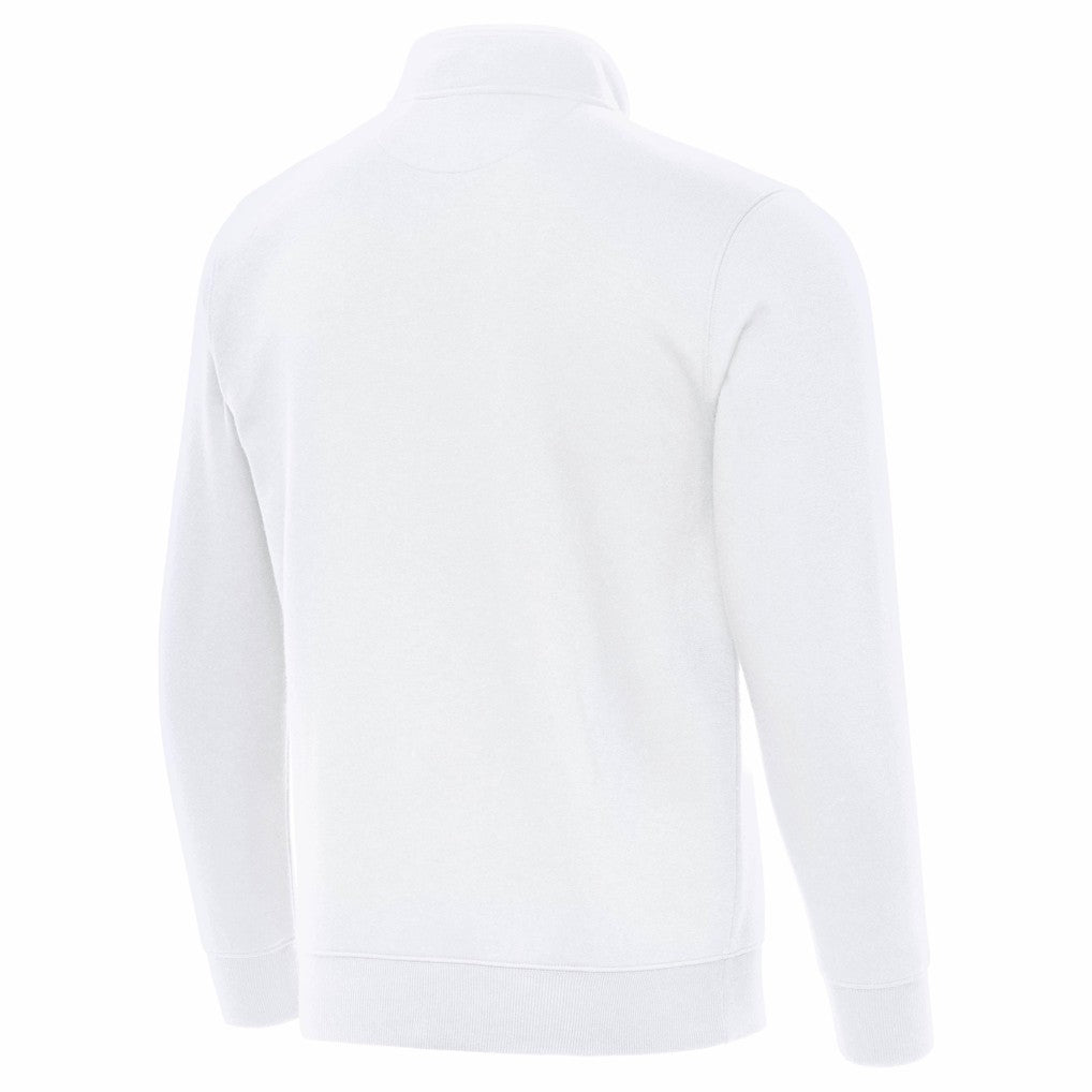 San Francisco 49ers Antigua Victory Quarter-Zip Top White - NFL
