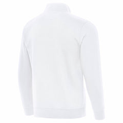 San Francisco 49ers Antigua Victory Quarter-Zip Top White - NFL