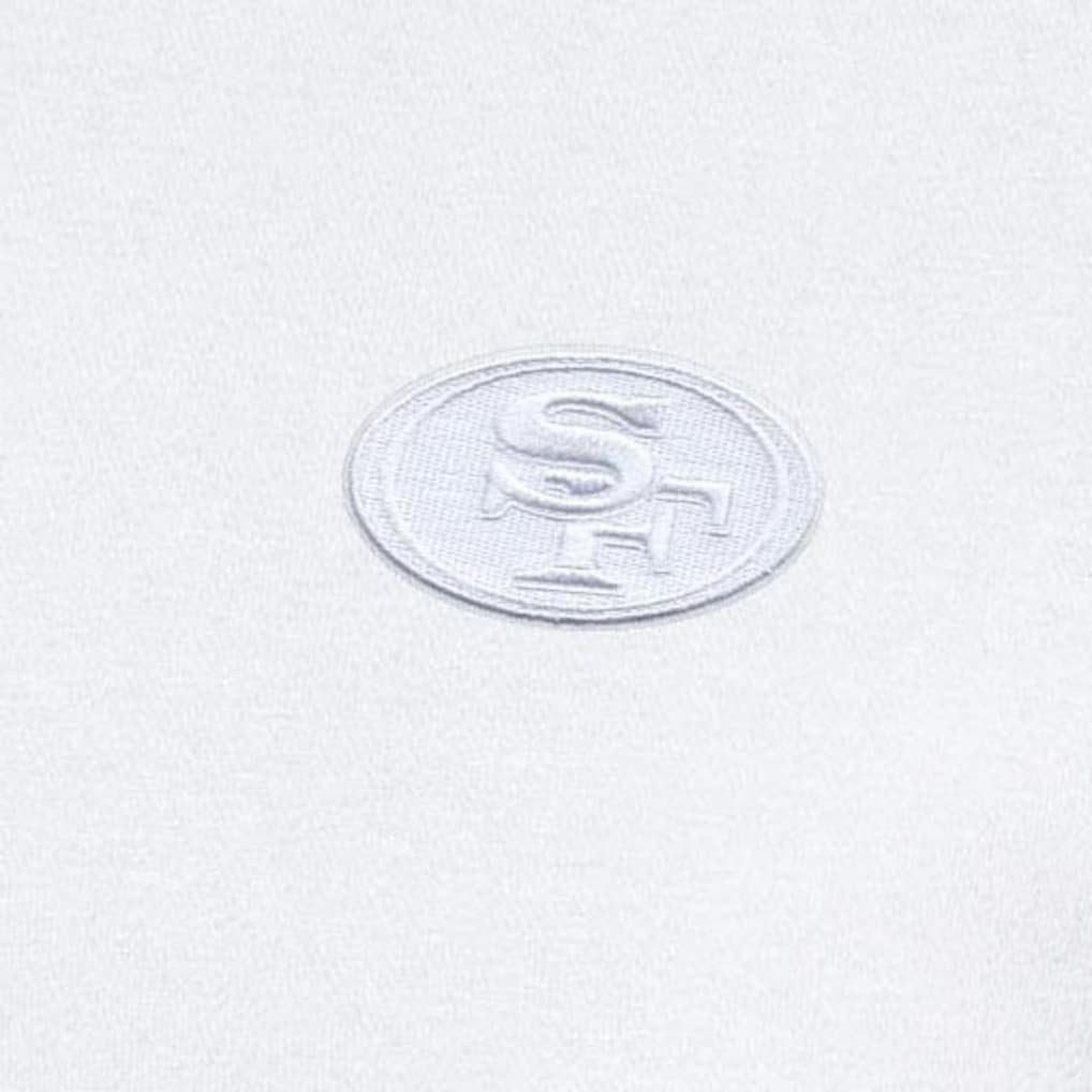 San Francisco 49ers Antigua Victory Quarter-Zip Top White - NFL