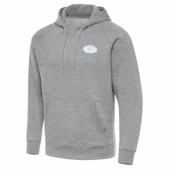 San Francisco 49ers Antigua Victory Pullover Hoodie Heather Gray - NFL