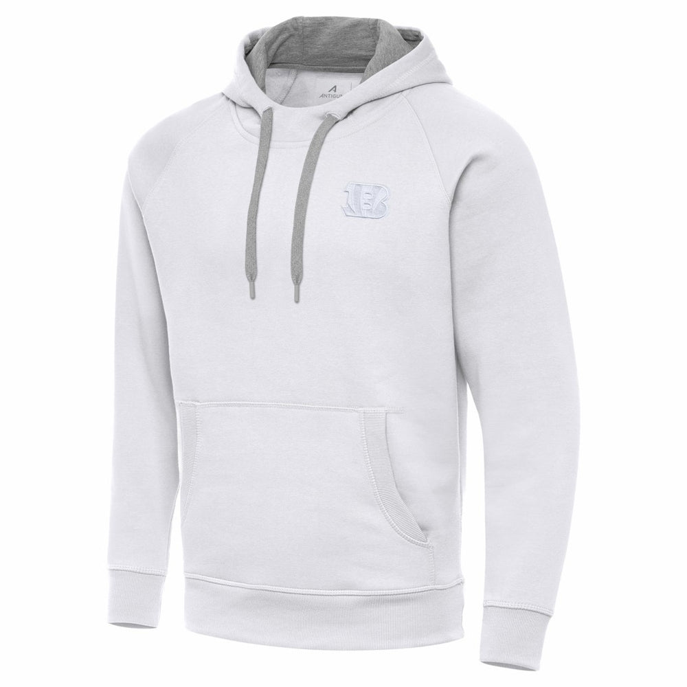 Cincinnati Bengals Antigua Victory Pullover Hoodie White - NFL