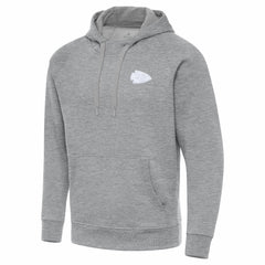 Kansas City Chiefs Antigua Victory Pullover Hoodie Heather Gray - NFL