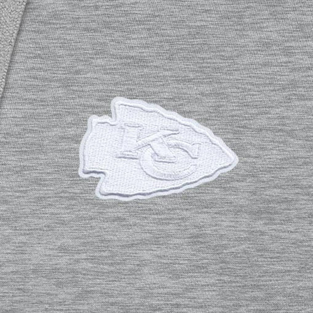 Kansas City Chiefs Antigua Victory Pullover Hoodie Heather Gray - NFL