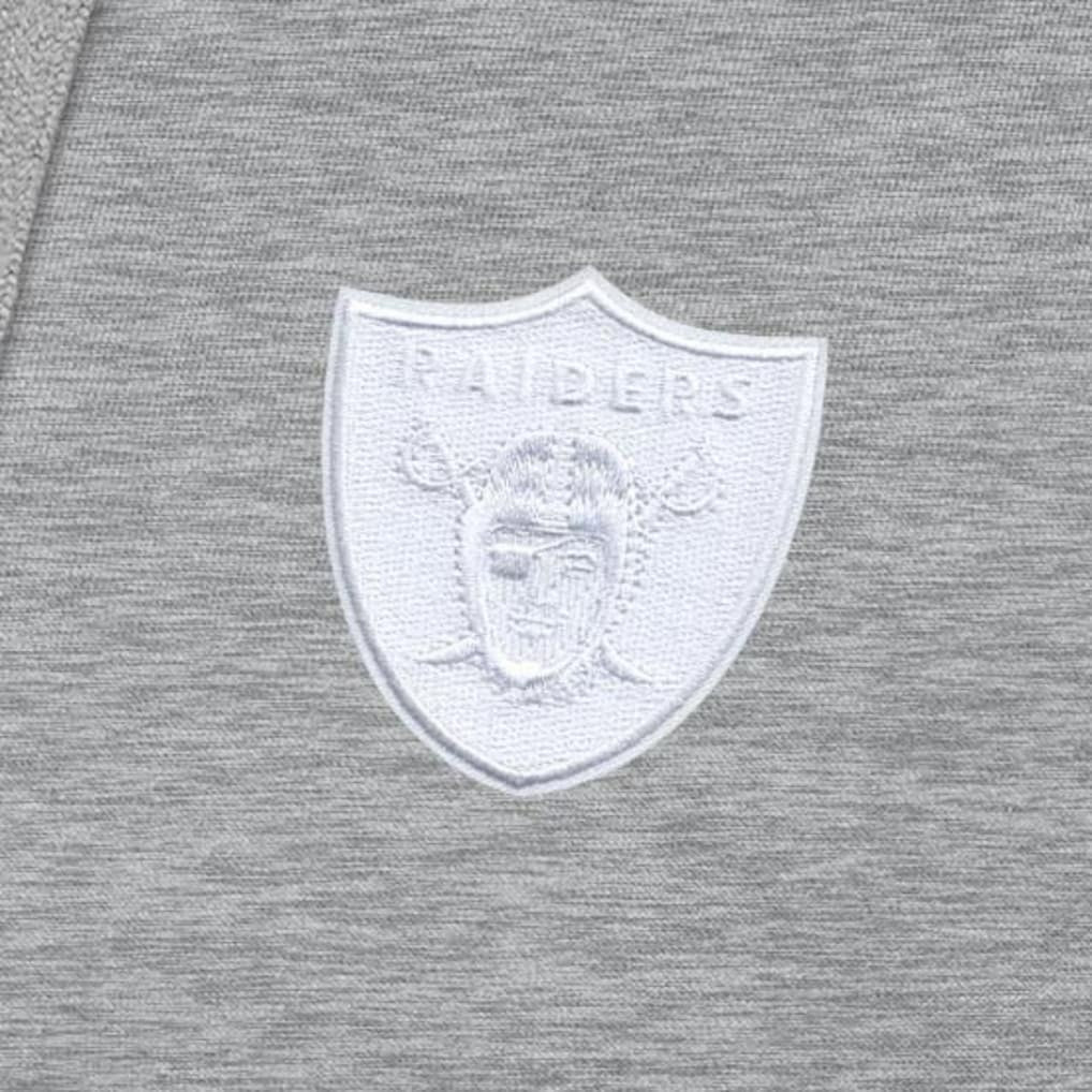 Las Vegas Raiders Antigua Victory Pullover Hoodie Heather Gray - NFL