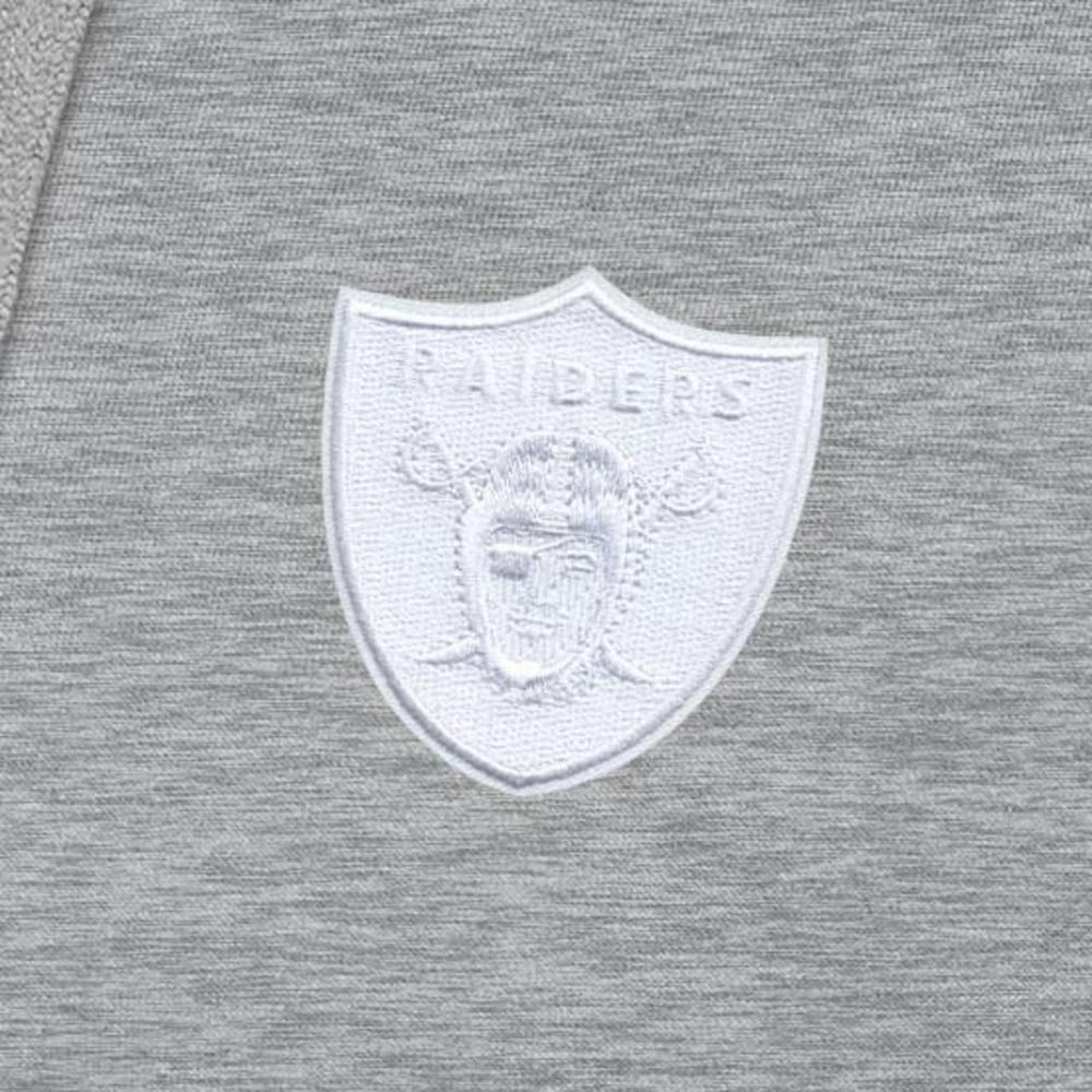 Las Vegas Raiders Antigua Victory Pullover Hoodie Heather Gray - NFL