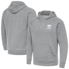 Green Bay Packers Antigua Victory Pullover Hoodie Heather Gray - NFL