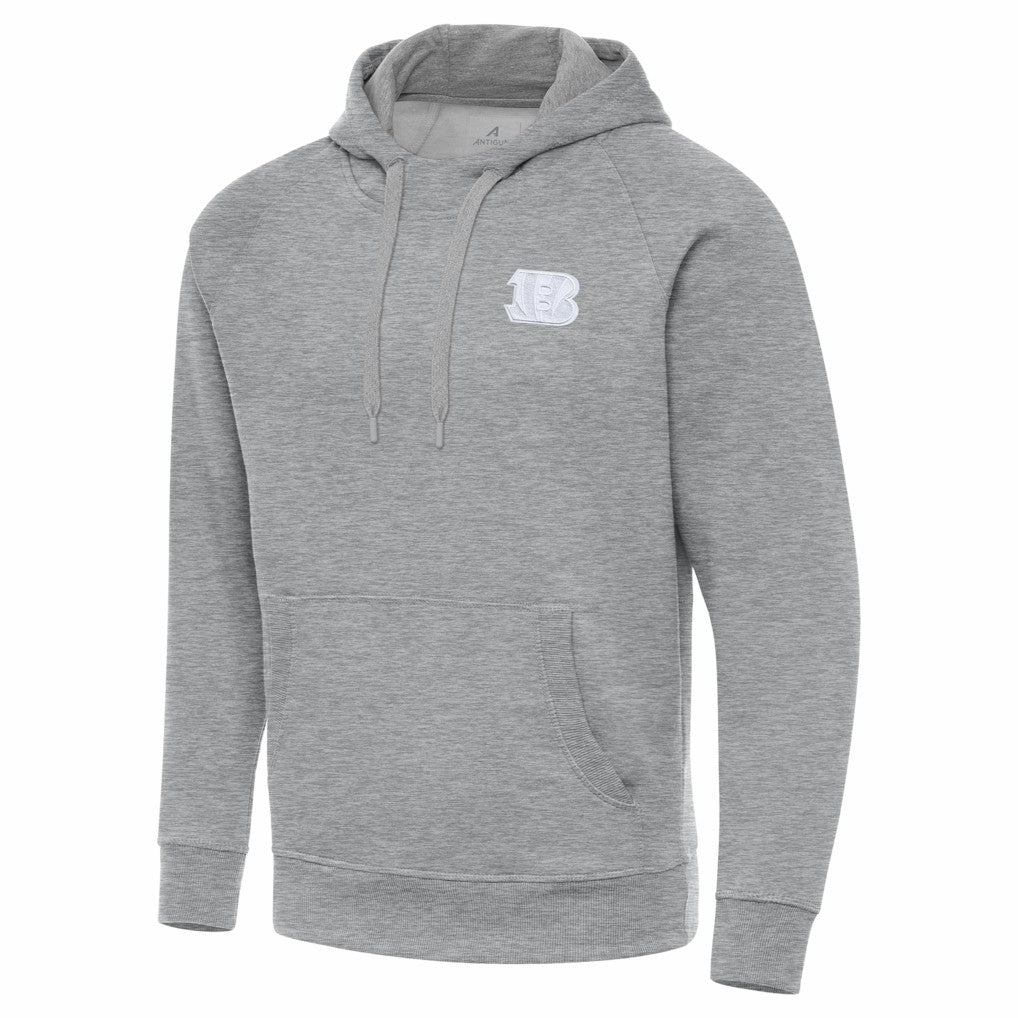 Cincinnati Bengals Antigua Victory Pullover Hoodie Heather Gray - NFL