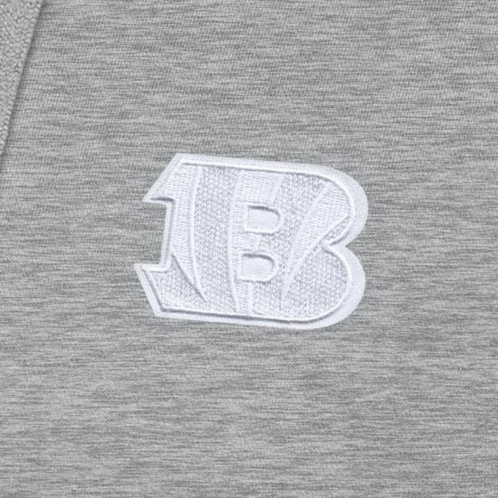 Cincinnati Bengals Antigua Victory Pullover Hoodie Heather Gray - NFL
