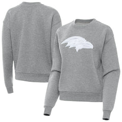 Baltimore Ravens Antigua Women's Victory Pullover Sweatshirt Heather Gray - NFL