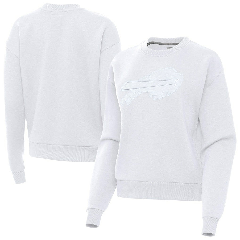 Buffalo Bills Antigua Women's Victory Pullover Sweatshirt White - NFL