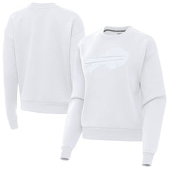 Buffalo Bills Antigua Women's Victory Pullover Sweatshirt White - NFL