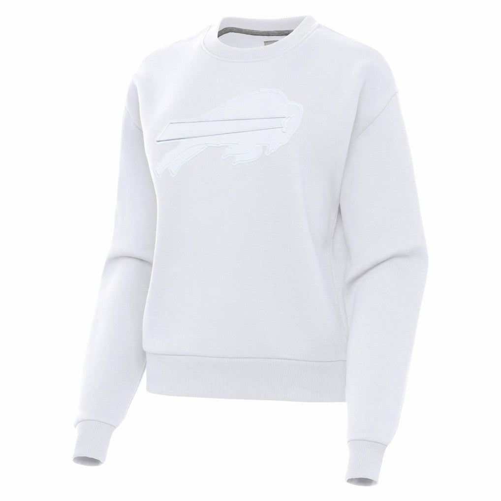 Buffalo Bills Antigua Women's Victory Pullover Sweatshirt White - NFL