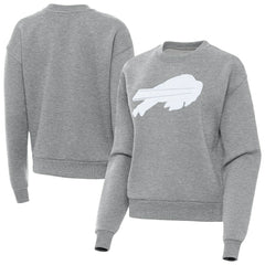 Buffalo Bills Antigua Women's Victory Pullover Sweatshirt Heather Gray - NFL