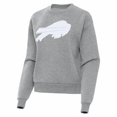 Buffalo Bills Antigua Women's Victory Pullover Sweatshirt Heather Gray - NFL
