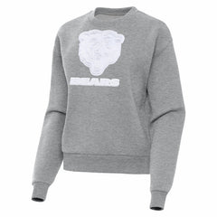 Chicago Bears Antigua Women's Victory Pullover Sweatshirt Heather Gray - NFL