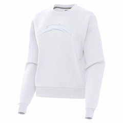 Los Angeles Chargers Antigua Women's Victory Pullover Sweatshirt White - NFL