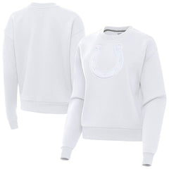 Indianapolis Colts Antigua Women's Victory Pullover Sweatshirt White - NFL