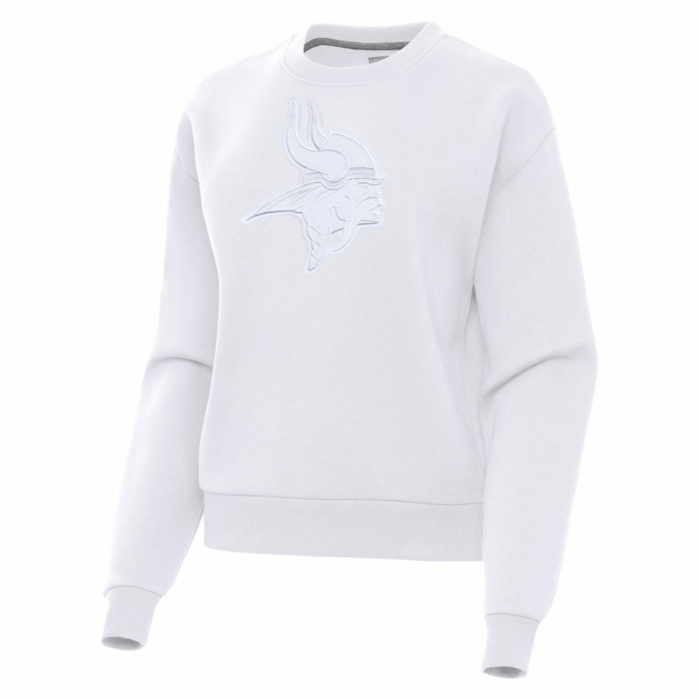 Minnesota Vikings Antigua Women's Victory Pullover Sweatshirt White - NFL