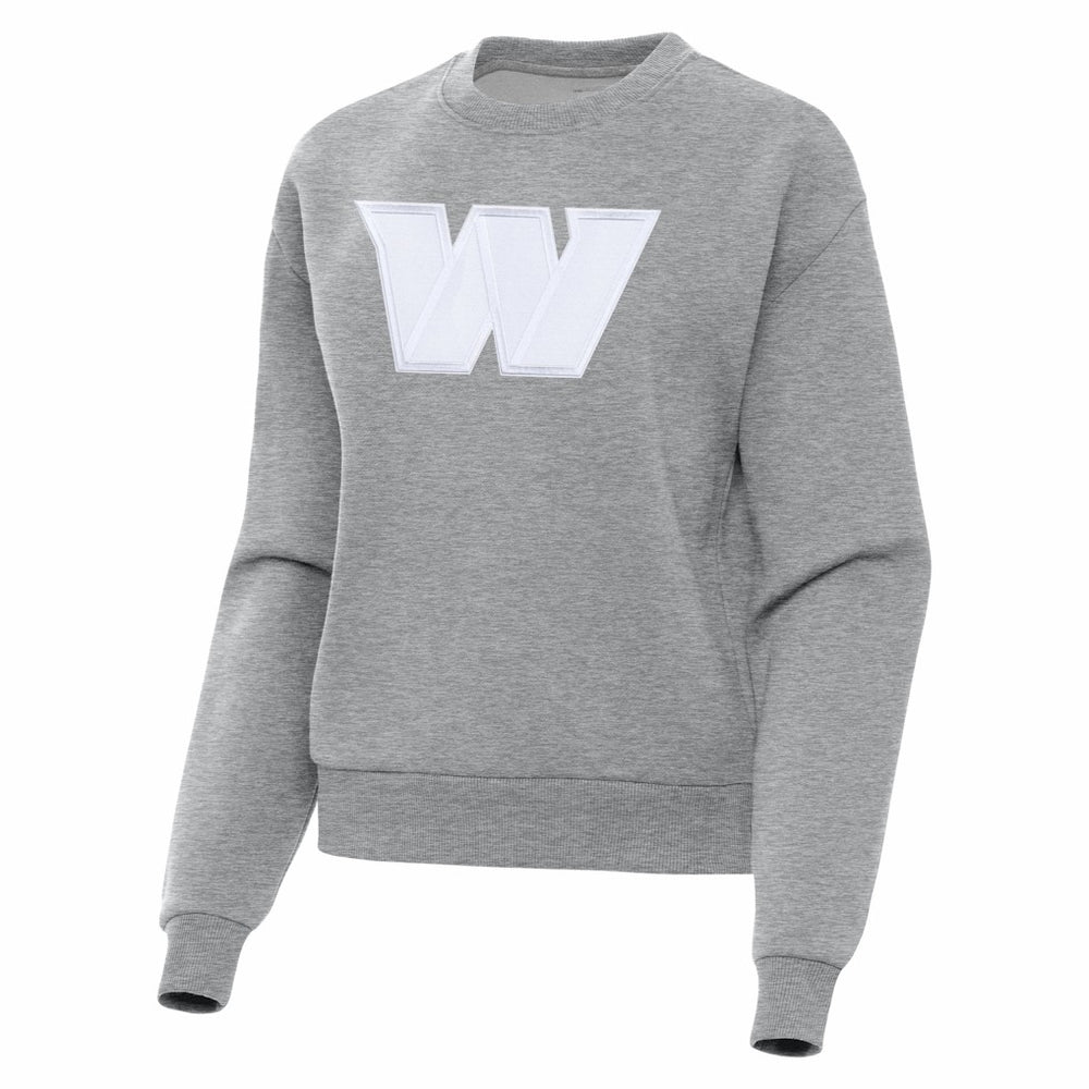 Washington Commanders Antigua Women's Victory Pullover Sweatshirt Heather Gray - NFL