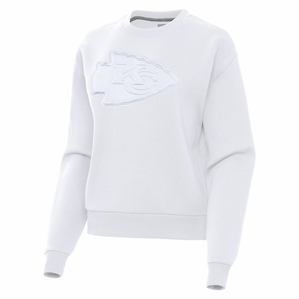 Kansas City Chiefs Antigua Women's Victory Pullover Sweatshirt White - NFL
