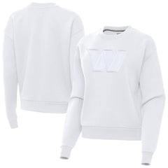 Washington Commanders Antigua Women's Victory Pullover Sweatshirt White - NFL